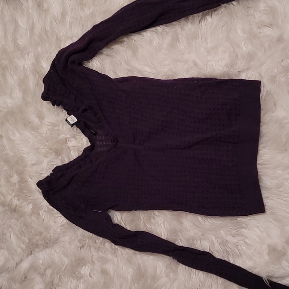 Moda International Victoria's Secret Purple Top XS - Picture 1 of 3